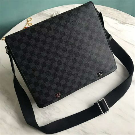 lv damier mens bag|louis vuitton checkered tote bag.